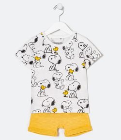Conjunto Infantil Estampa Snoopy - Tam 1 a 4 anos